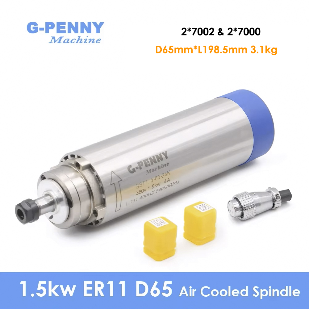 Water Cooled Spindle - Máquina G-PENNY de 1.5kw ER11 con