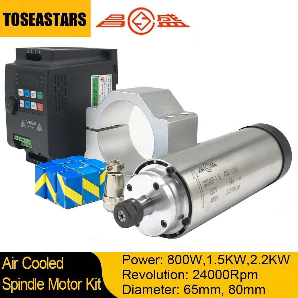 Water Cooled Spindle - Kit de motor de husillo refrigerado