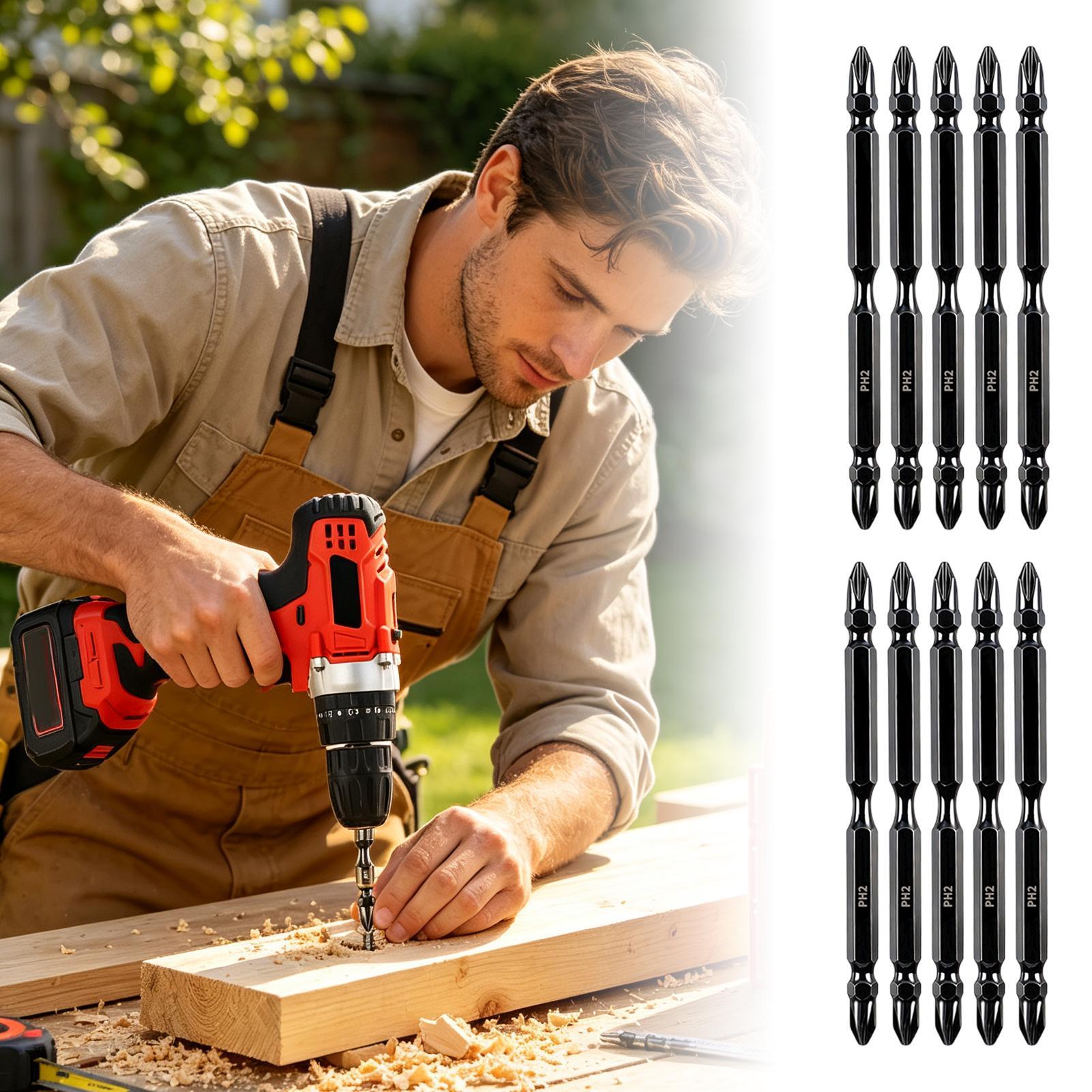 Brocas magnéticas de doble pun - Drill Bit Set reseña y precio