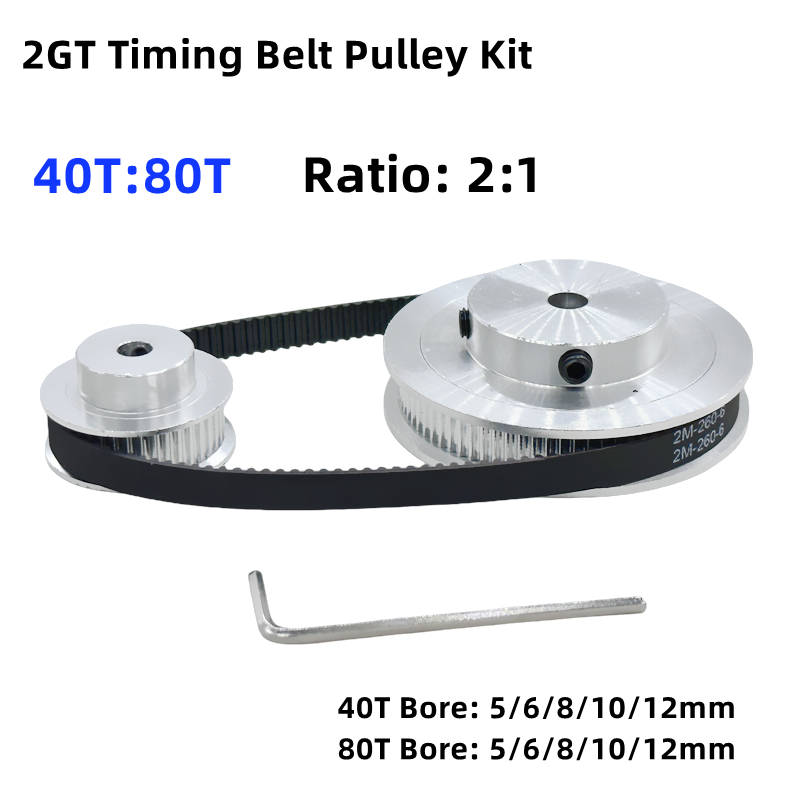 2GT 2M 80 dientes 40T GT2 40 d - Gt2 Pulley reseña y precio