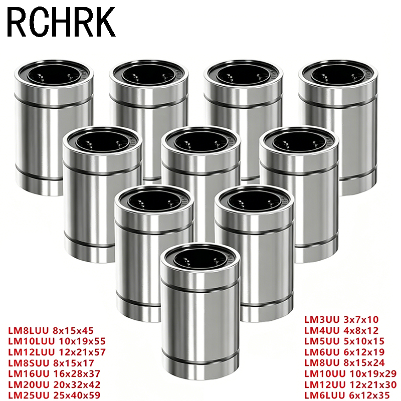 4/10PCS LM8UU LM10UU LM16UU LM - Linear Rod 8Mm reseña y precio