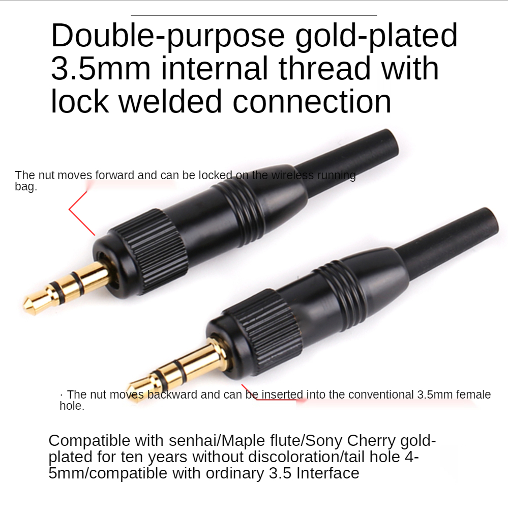 PURELINE negro 3,5mm 1/8 ''con - Coupling 8Mm reseña y precio