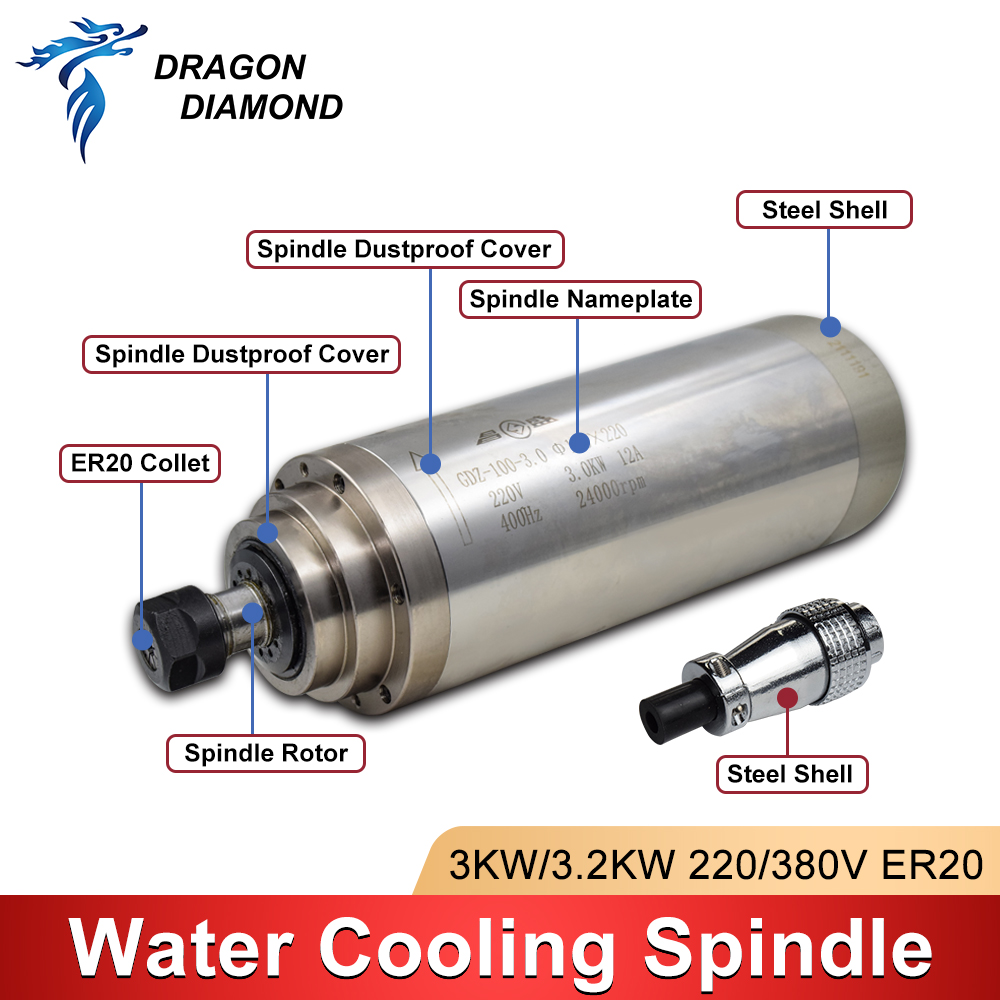 Kit de Motor de husillo refrig - Water Cooled Spindle reseña y precio
