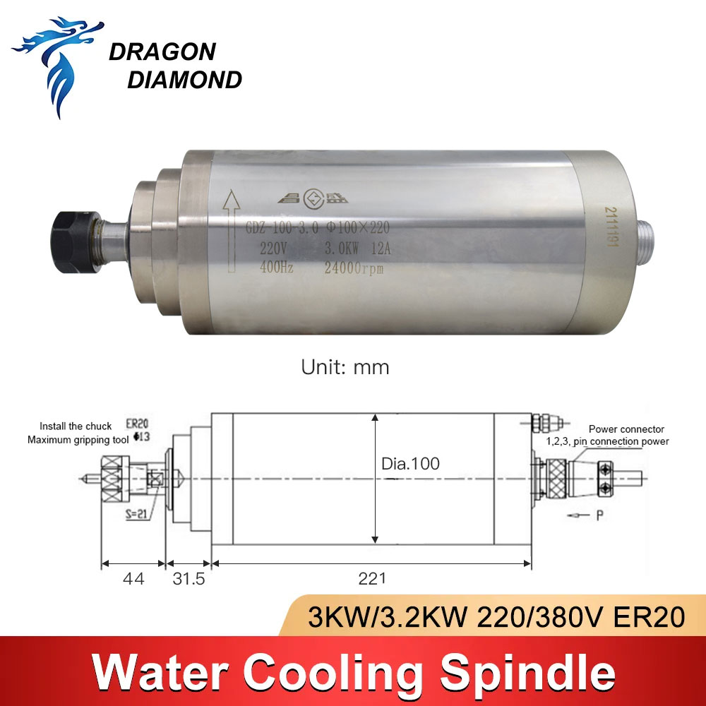 Kit de Motor de husillo refrig - Water Cooled Spindle reseña y precio
