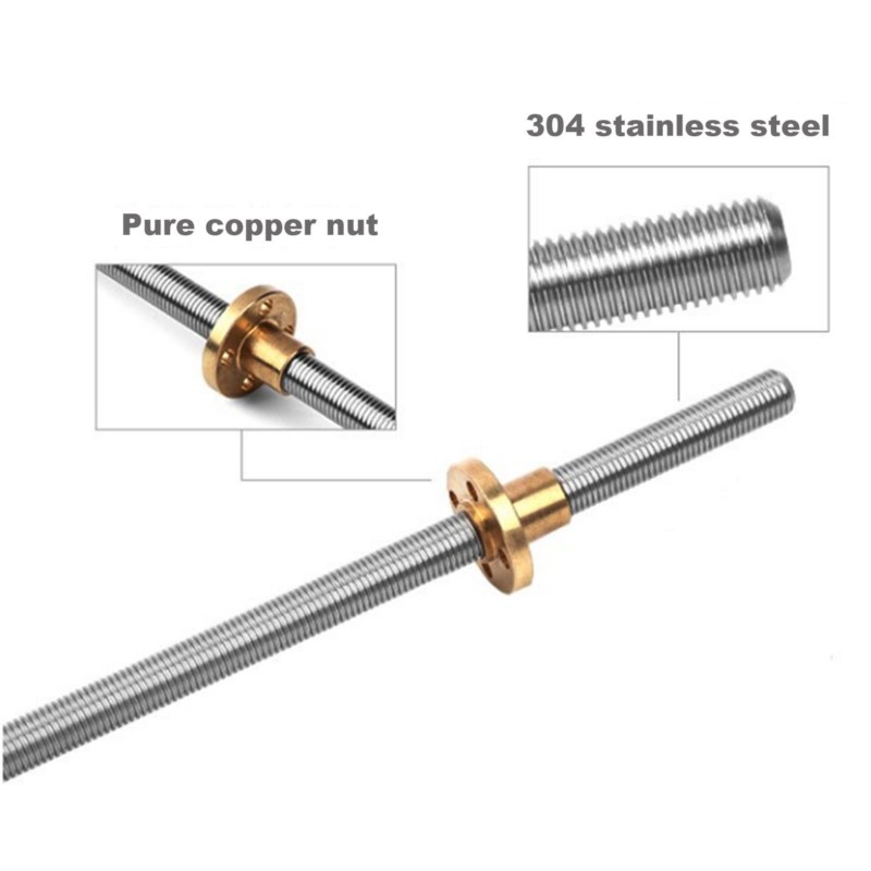 Tornillo de avance T8, rosca i - Lead Screw 8Mm reseña y precio