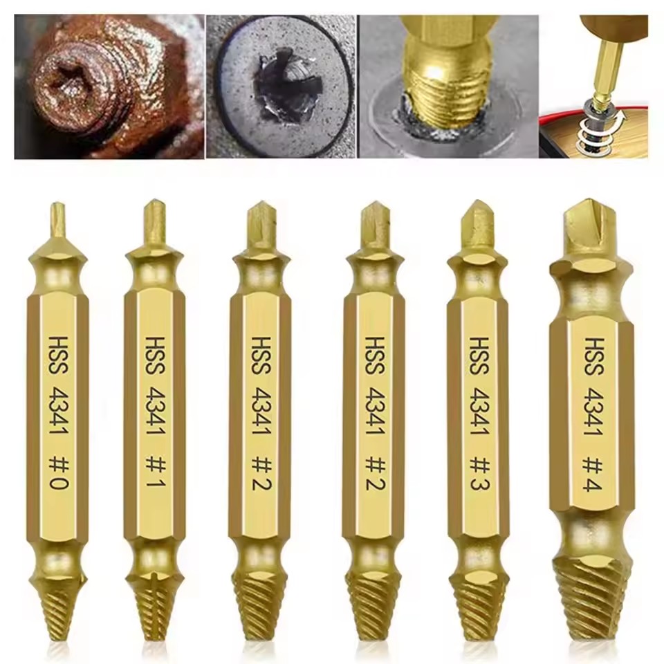 Juego de brocas extractoras de - Drill Bit Set reseña y precio